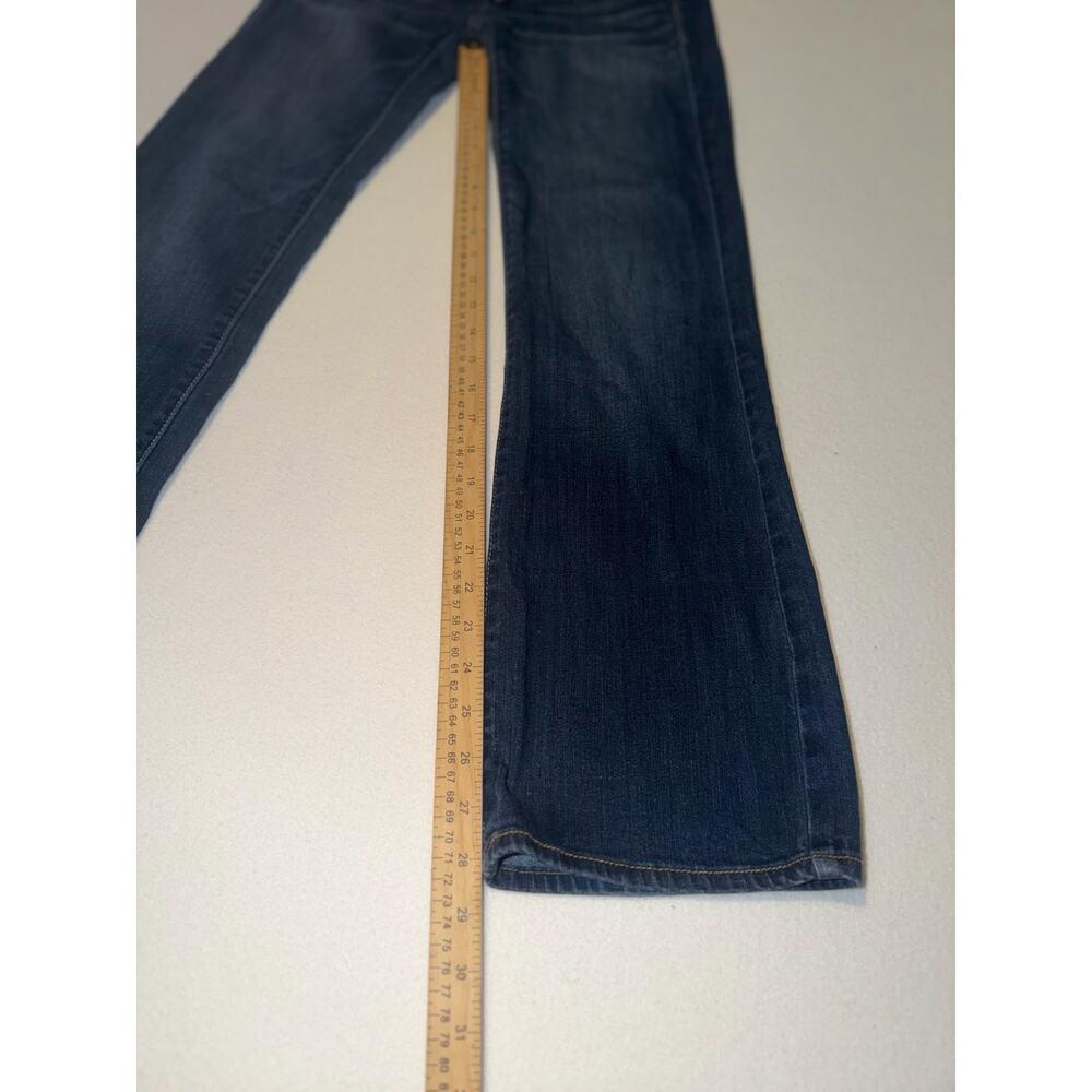 American Eagle women’s stretch slim boot blue jeans - Picture 6 of 13